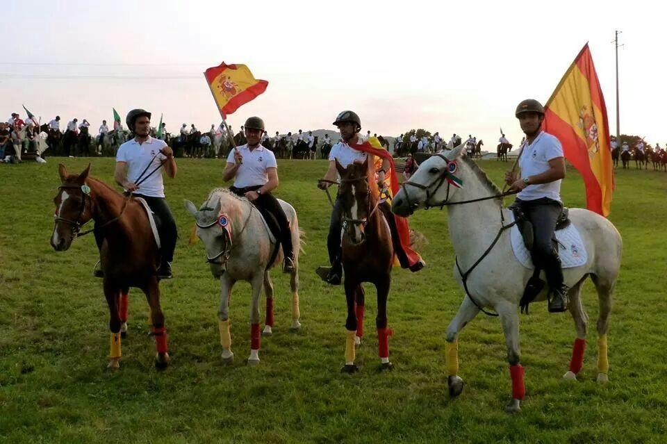 José Romera, jinete de la Federación Navarra, el mejor español clasificado en la PAR del mundial de TREC